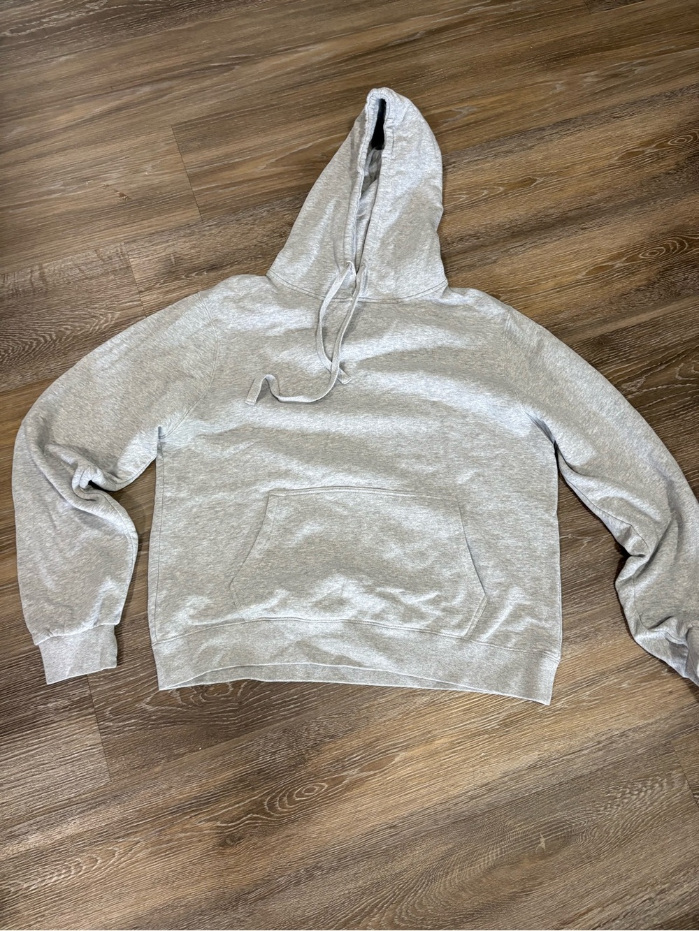 Kuwalla Women's Crewneck Hoodie Sweater in Light Gray